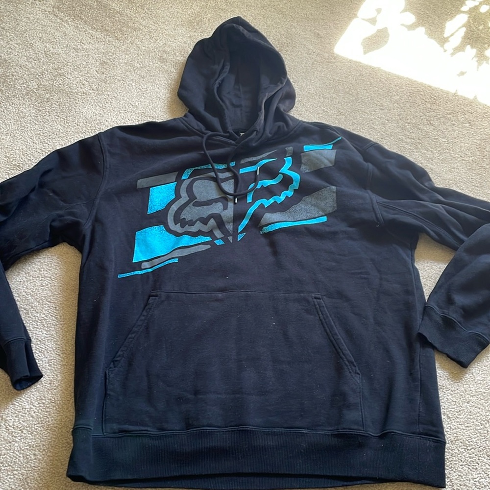 Fox women’s Large hoodie black
